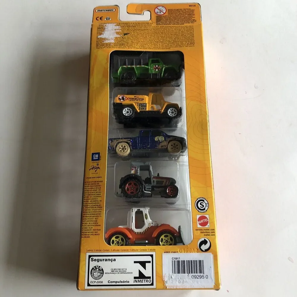 Matchbox diecast model car 5 pack Trucks Terminator Tractor 2007 MBX Metal M0139